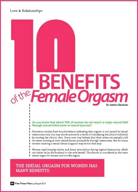 Benefits Of Orgasm 71